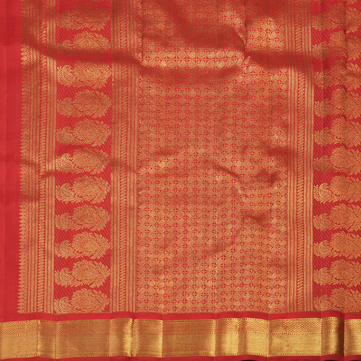 Hayagrivas stunning Bridal Kanjivaram Silk Saree in sophisticated Red BE313-SBS