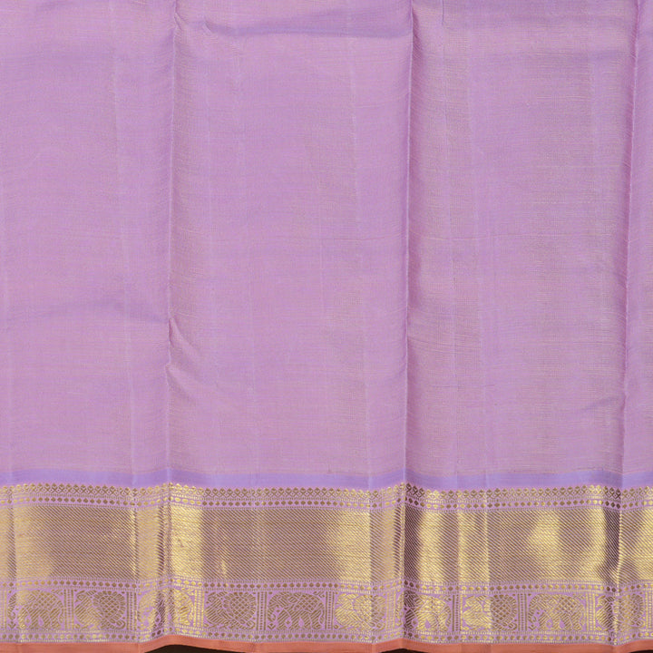 Hayagrivas Handloom Lilac Kanjivaram Silk Saree BE350-SBS