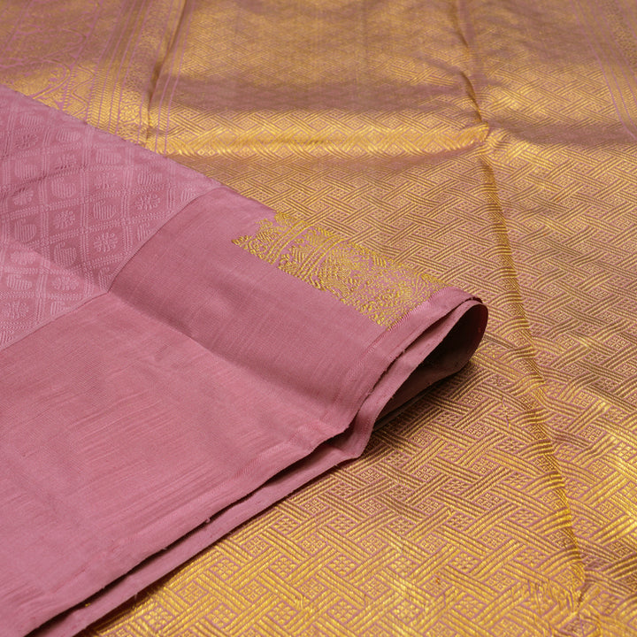 Hayagrivas Handloom Rose Pink Kanjivaram Silk Saree BE393-SBS