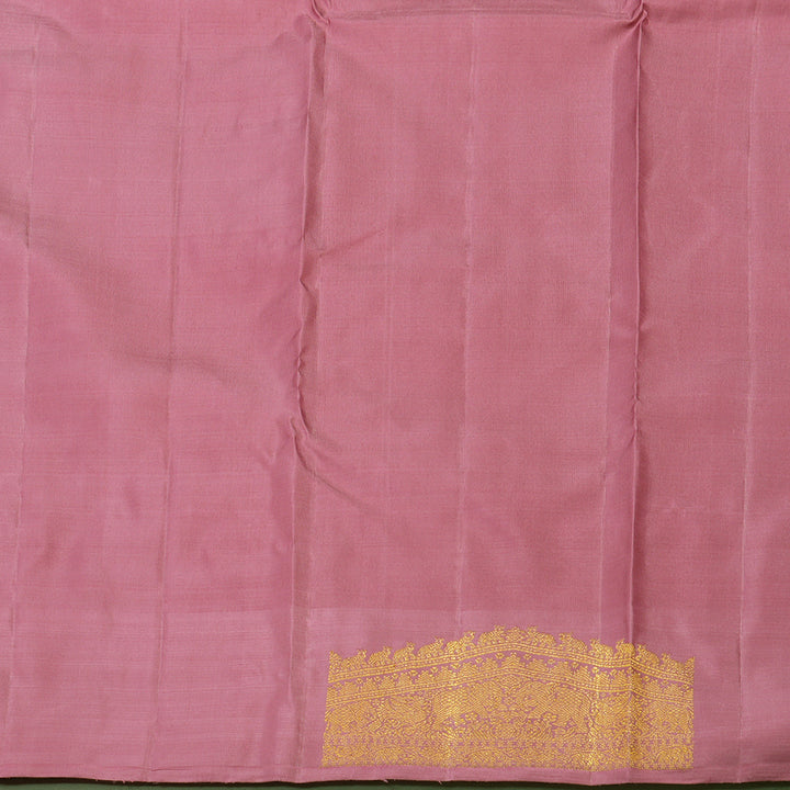 Hayagrivas Handloom Rose Pink Kanjivaram Silk Saree BE393-SBS