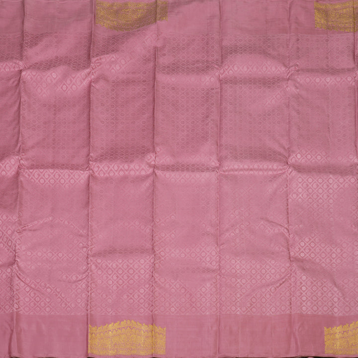 Hayagrivas Handloom Rose Pink Kanjivaram Silk Saree BE393-SBS