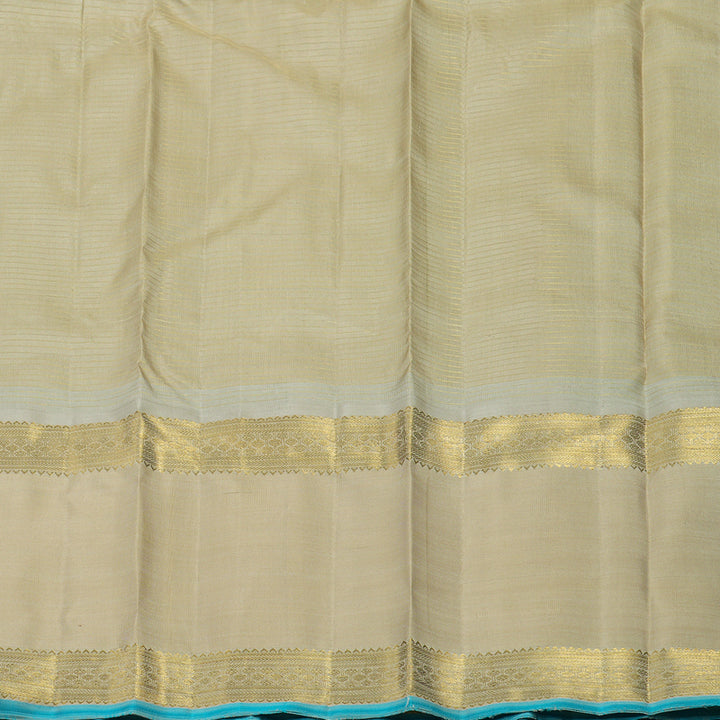 Hayagrivas Handloom Kanjivaram Silk Saree in Pista Green with Rettapet BE430-SBS