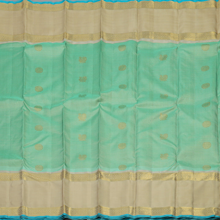 Hayagrivas Handloom Kanjivaram Silk Saree in Pista Green with Rettapet BE430-SBS