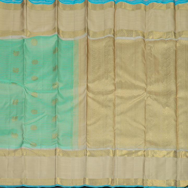 Hayagrivas Handloom Kanjivaram Silk Saree in Pista Green with Rettapet BE430-SBS