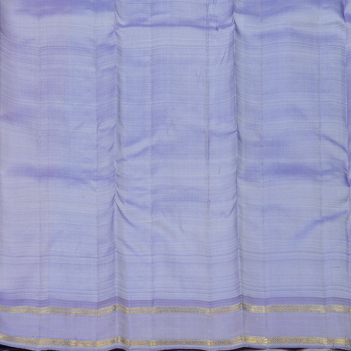 Hayagrivas Handloom Sky Blue Kanjivaram Silk Saree with Lavendar Border BE452-SBS