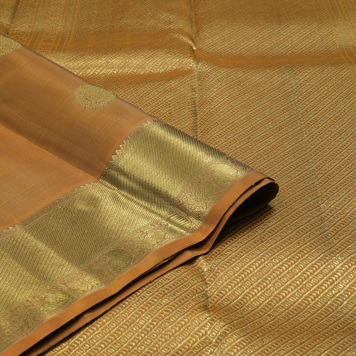 Hayagrivas Handloom Fire Mustard Kanjivaram Silk Saree BE458-SBS