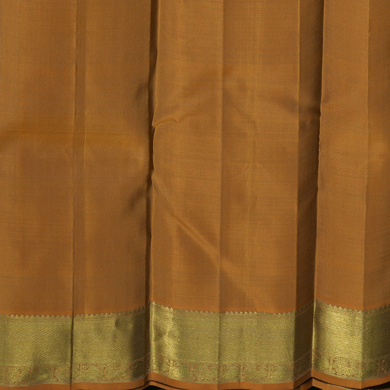 Hayagrivas Handloom Fire Mustard Kanjivaram Silk Saree BE458-SBS