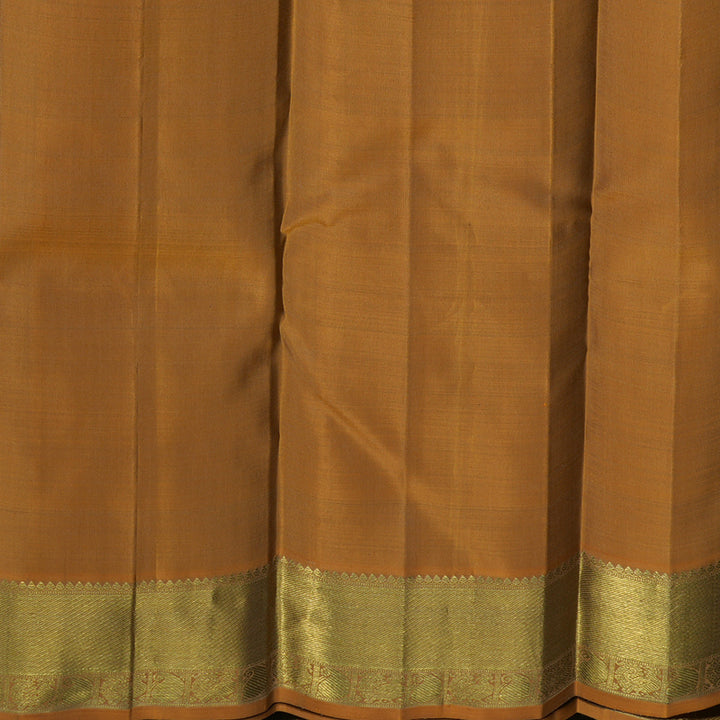 Hayagrivas Handloom Fire Mustard Kanjivaram Silk Saree BE458-SBS