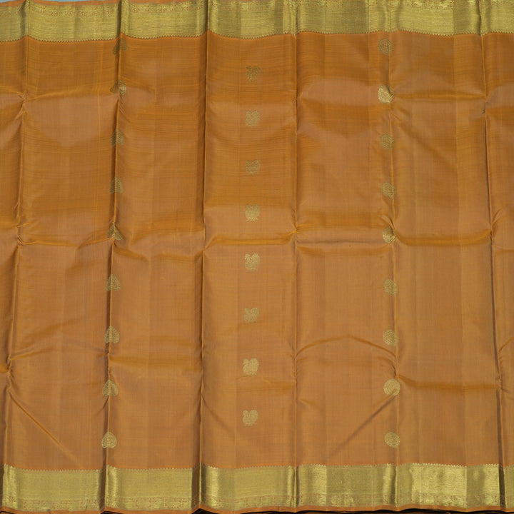 Hayagrivas Handloom Fire Mustard Kanjivaram Silk Saree BE458-SBS