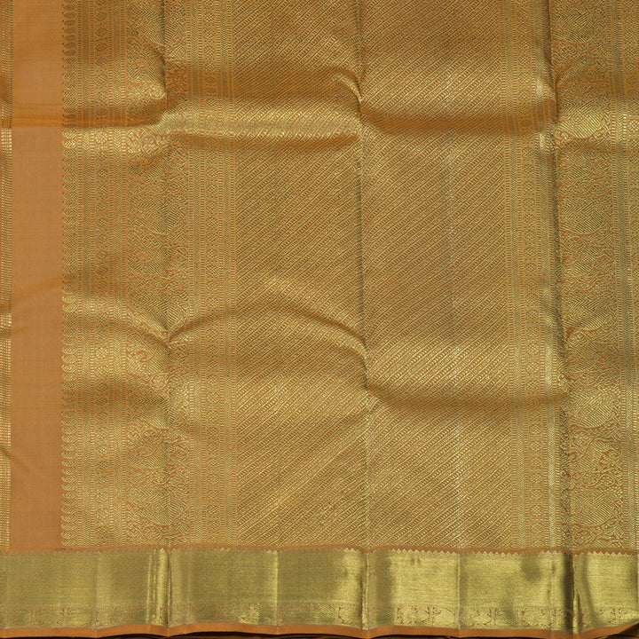 Hayagrivas Handloom Fire Mustard Kanjivaram Silk Saree BE458-SBS