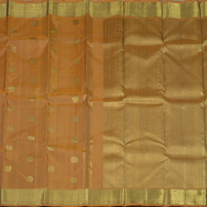 Hayagrivas Handloom Fire Mustard Kanjivaram Silk Saree BE458-SBS