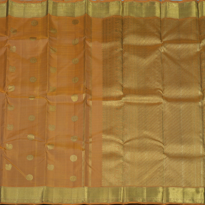 Hayagrivas Handloom Fire Mustard Kanjivaram Silk Saree BE458-SBS