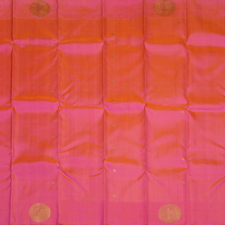 Hayagrivas Handloom Fuchsia Pink Kanjivaram Silk Saree BE465-SBS
