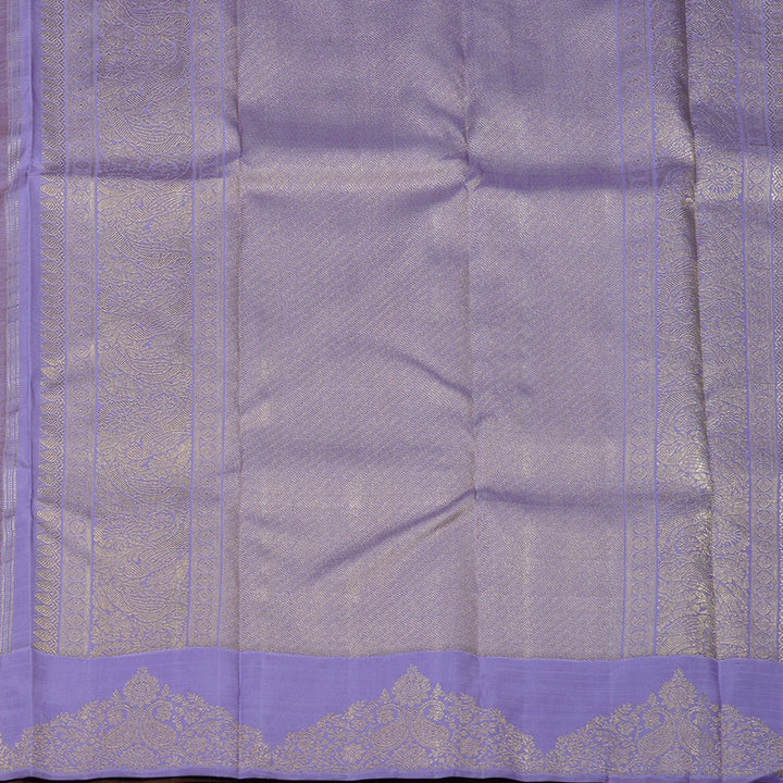 Hayagrivas Handloom Dual Tone (Brown & Purple) Kanjivaram Silk Saree BE466-SBS