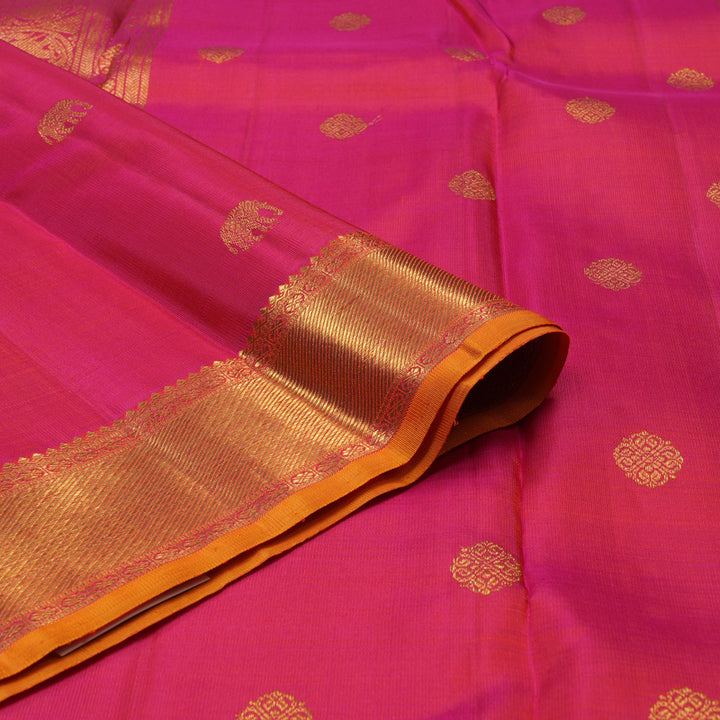 Hayagrivas Handloom Pink Kanjivaram Silk Saree BE477-SBS
