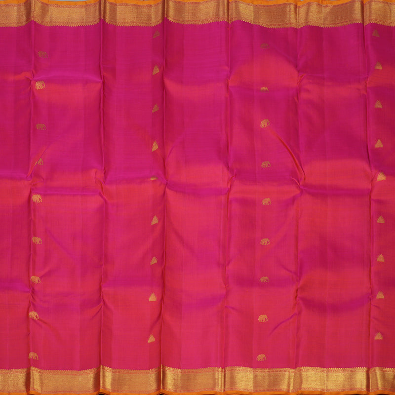 Hayagrivas Handloom Pink Kanjivaram Silk Saree BE477-SBS