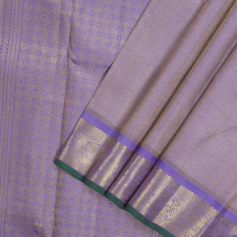 Hayagrivas Handloom Lavendar Kanjivaram Silk Saree BE479-SBS