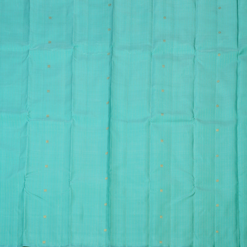 Hayagrivas Handloom Teal Kanjivaram Silk Saree BE482-SBS