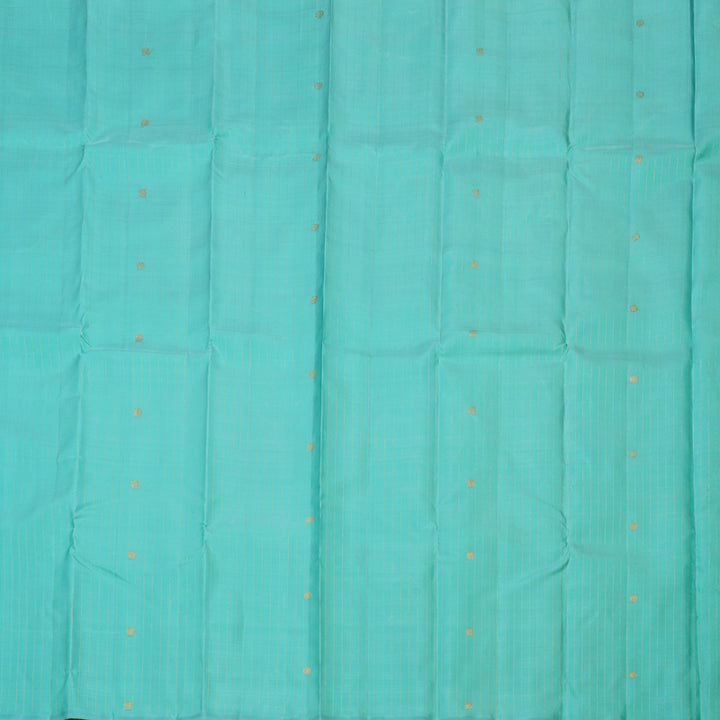 Hayagrivas Handloom Teal Kanjivaram Silk Saree BE482-SBS
