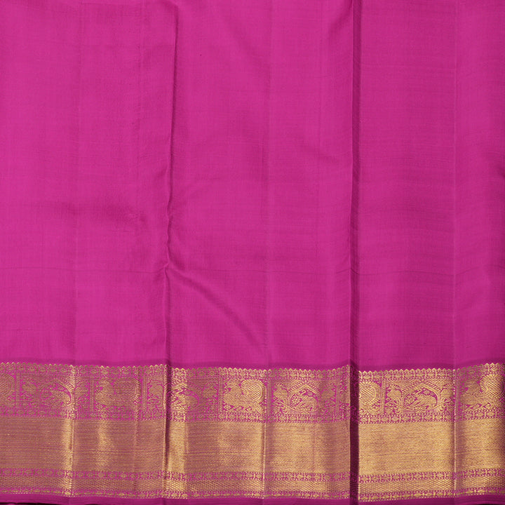 Hayagrivas Handloom Magenta Kanjivaram Silk Saree BE486-SBS