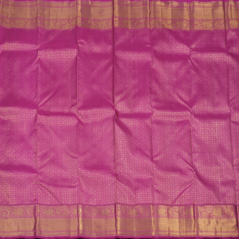 Hayagrivas Handloom Magenta Kanjivaram Silk Saree BE486-SBS