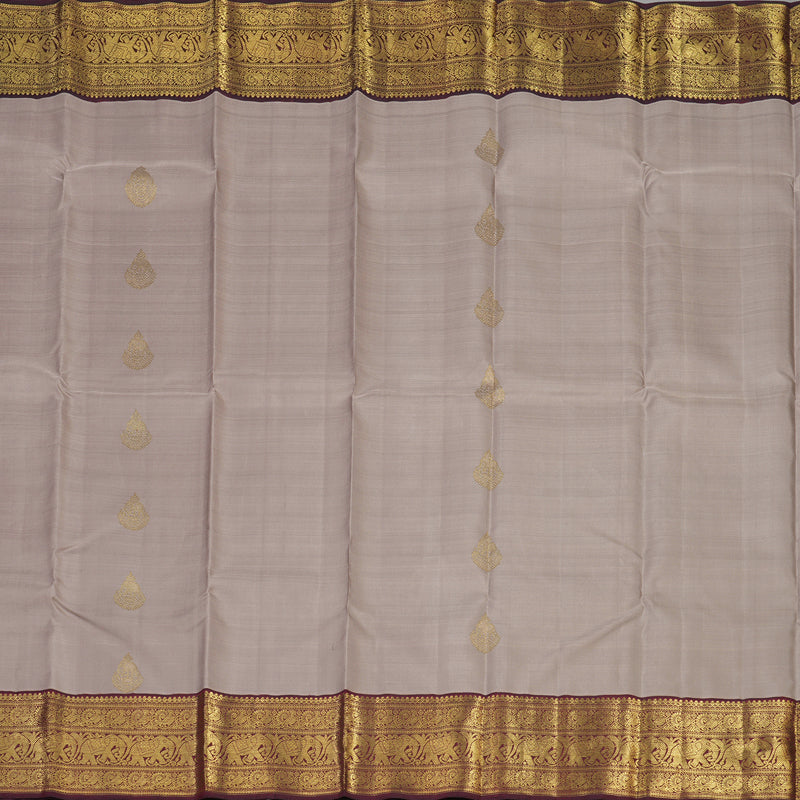 Hayagrivas Handloom Onion Pink Kanjivaram Silk Saree with Araku Maroon border BE510-SBS