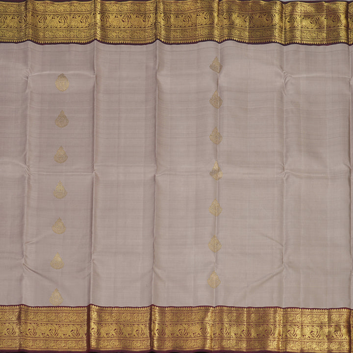 Hayagrivas Handloom Onion Pink Kanjivaram Silk Saree with Araku Maroon border BE510-SBS