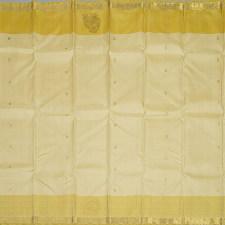 Hayagrivas Handloom Sandal Kanjivaram Silk Saree with Mild Olive Green border BE511-SBS