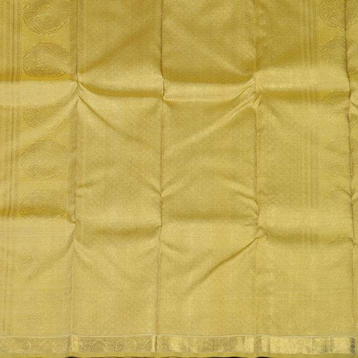 Hayagrivas Handloom Sandal Kanjivaram Silk Saree with Mild Olive Green border BE511-SBS