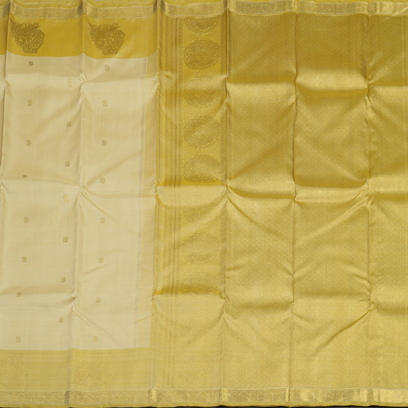 Hayagrivas Handloom Sandal Kanjivaram Silk Saree with Mild Olive Green border BE511-SBS