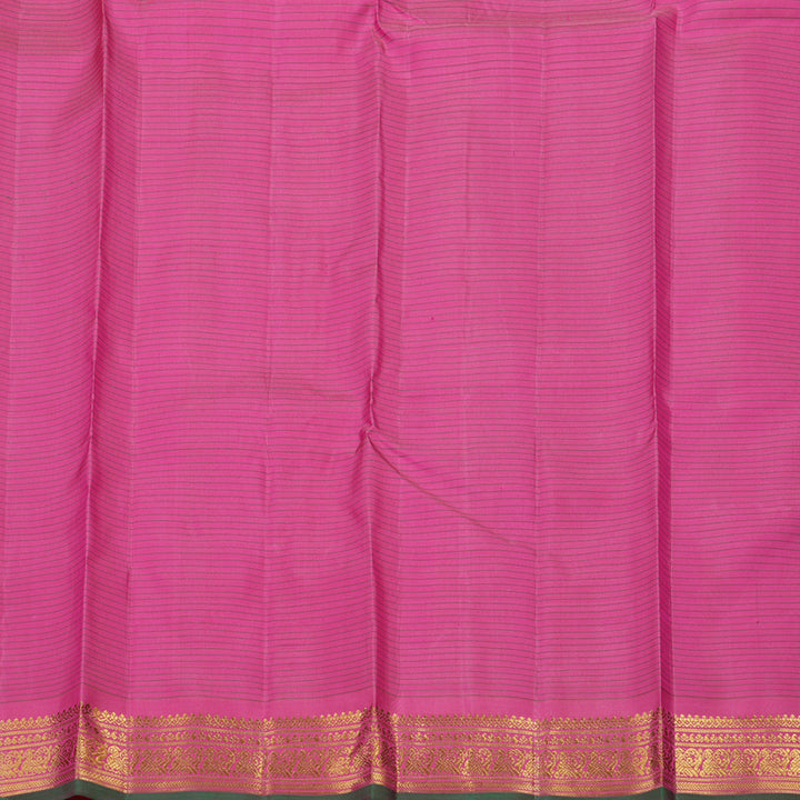 Hayagrivas Handloom Pink Kanjivaram Silk Saree BE522-SBS