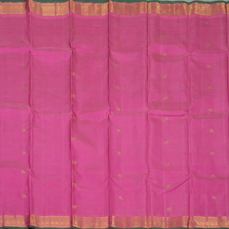 Hayagrivas Handloom Pink Kanjivaram Silk Saree BE522-SBS