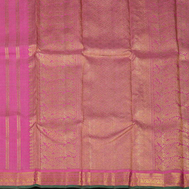 Hayagrivas Handloom Pink Kanjivaram Silk Saree BE522-SBS