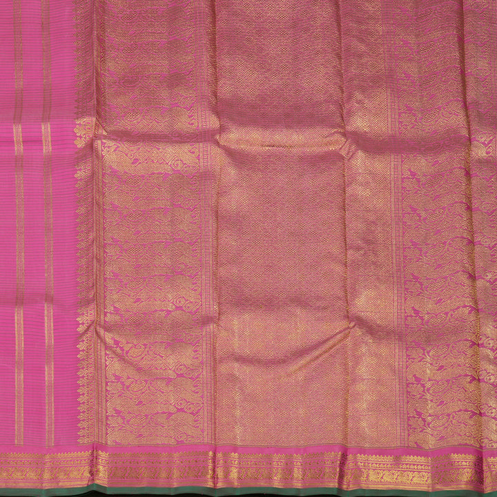 Hayagrivas Handloom Pink Kanjivaram Silk Saree BE522-SBS