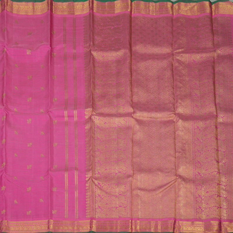 Hayagrivas Handloom Pink Kanjivaram Silk Saree BE522-SBS