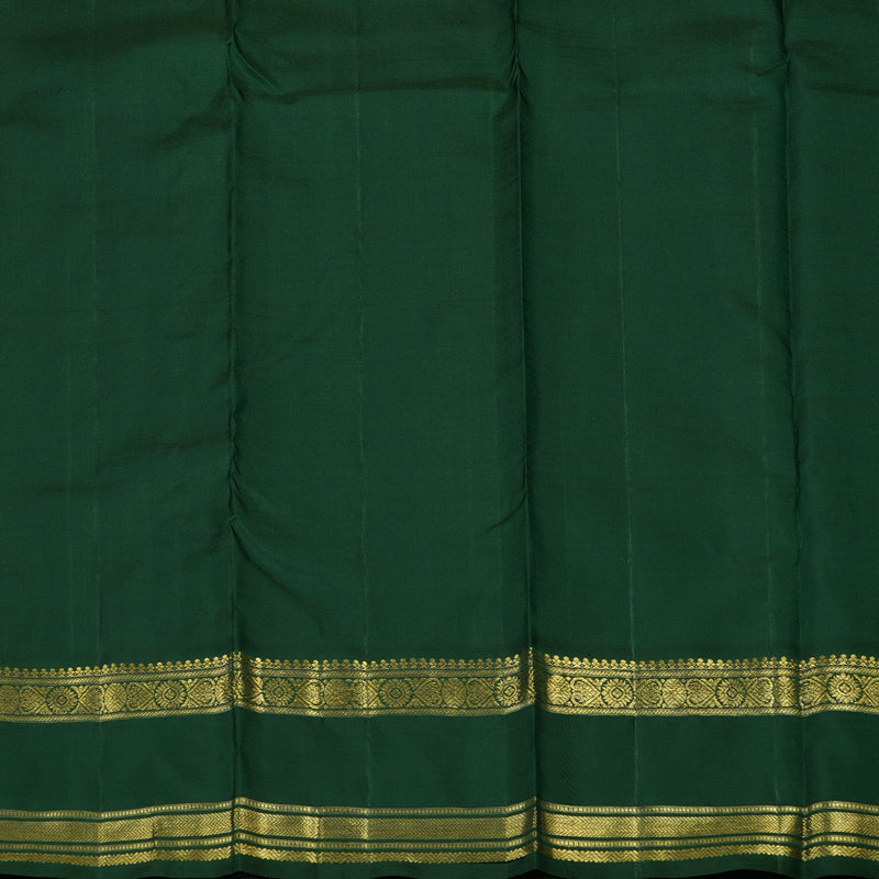 Hayagrivas Handloom Purple Kanjivaram Silk Saree with Bottle Green border BE526-SBS