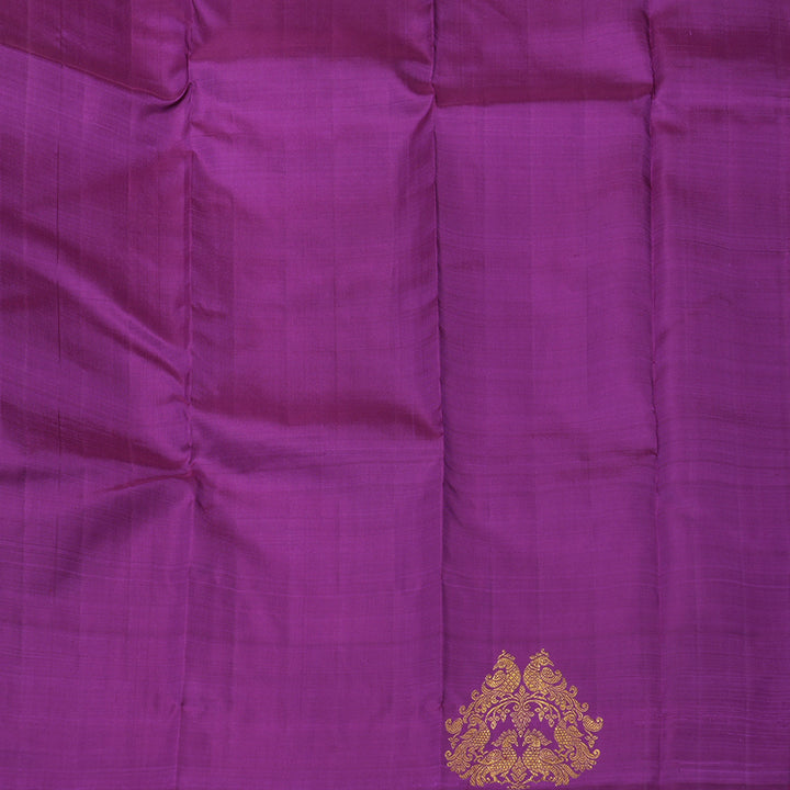 Hayagrivas Handloom Purple Kanjivaram Silk Saree BE567-SBS