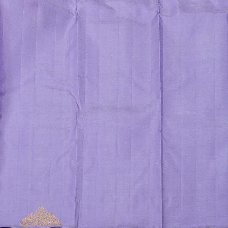Hayagrivas Handloom Purple-Blue Kanjivaram Silk Saree BE568-SBS