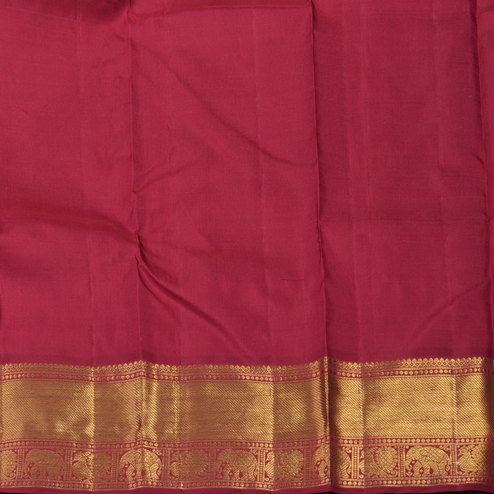 Hayagrivas Handloom Maroon Kanjivaram Silk Saree BE572-SBS