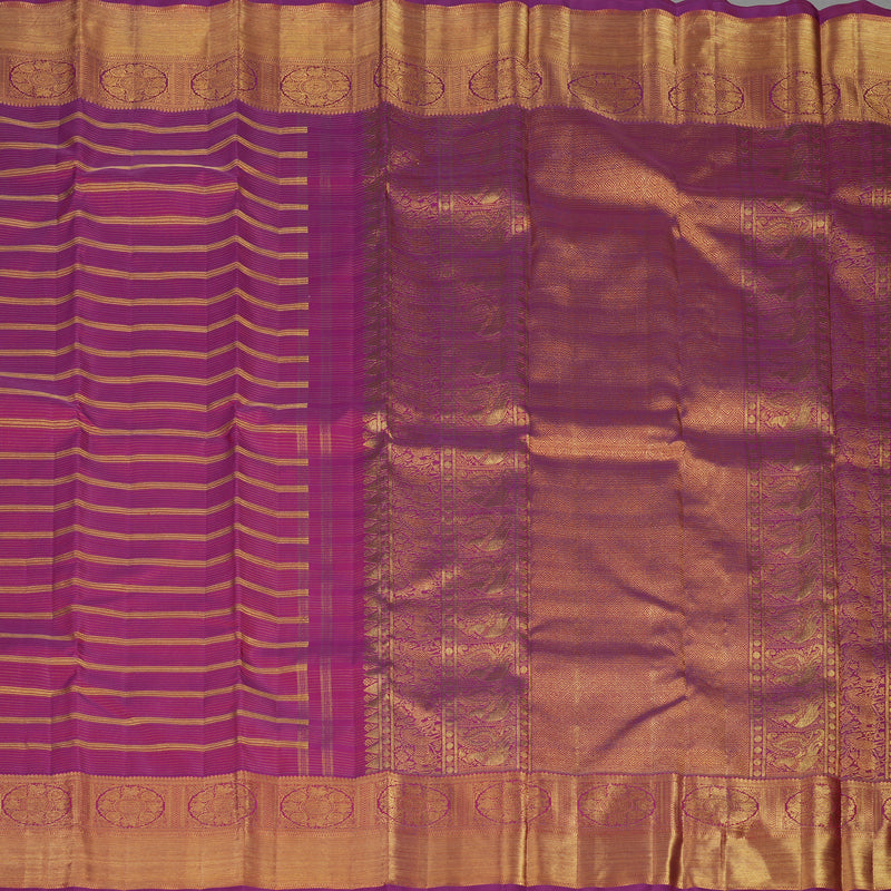 Hayagrivas Handloom Magenta Kanjivaram Silk Saree BE587-SBS