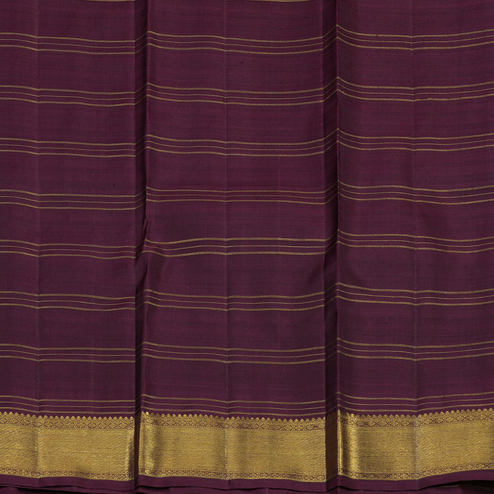 Hayagrivas Handloom Violet Kanjivaram Silk Saree BE597-SBS