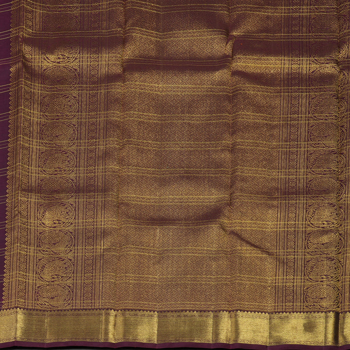 Hayagrivas Handloom Violet Kanjivaram Silk Saree BE597-SBS