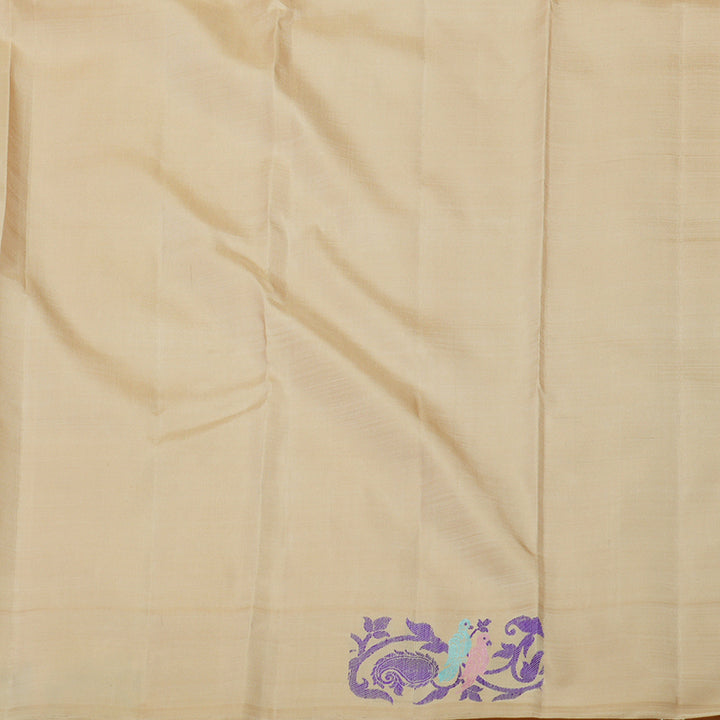Hayagrivas Handloom Sandal Kanjivaram Silk Saree BE623-SBS