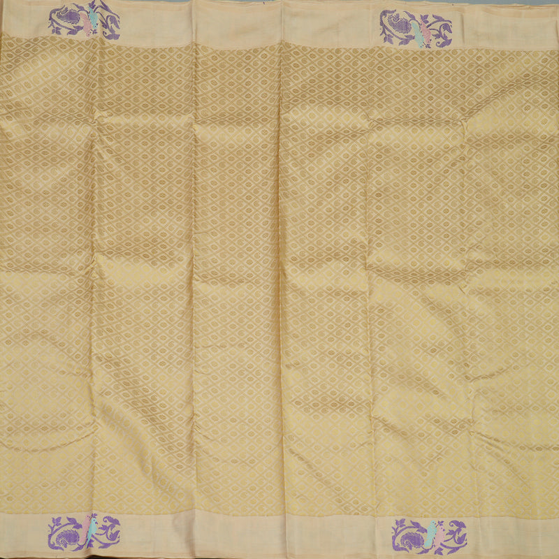 Hayagrivas Handloom Sandal Kanjivaram Silk Saree BE623-SBS