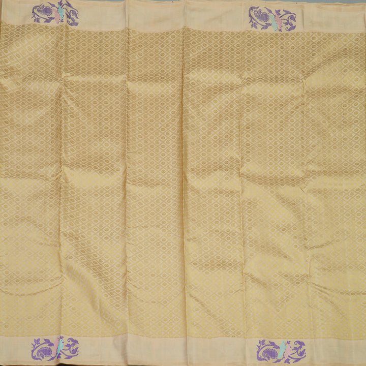 Hayagrivas Handloom Sandal Kanjivaram Silk Saree BE623-SBS