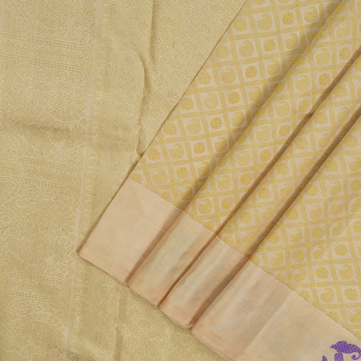 Hayagrivas Handloom Sandal Kanjivaram Silk Saree BE623-SBS