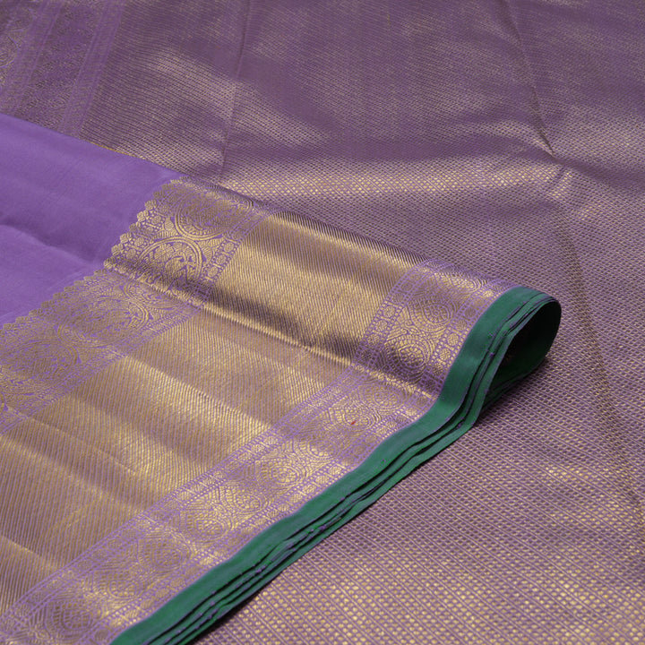 Hayagrivas Handloom Dark Lavendar Kanjivaram Silk Saree BE629-SBS