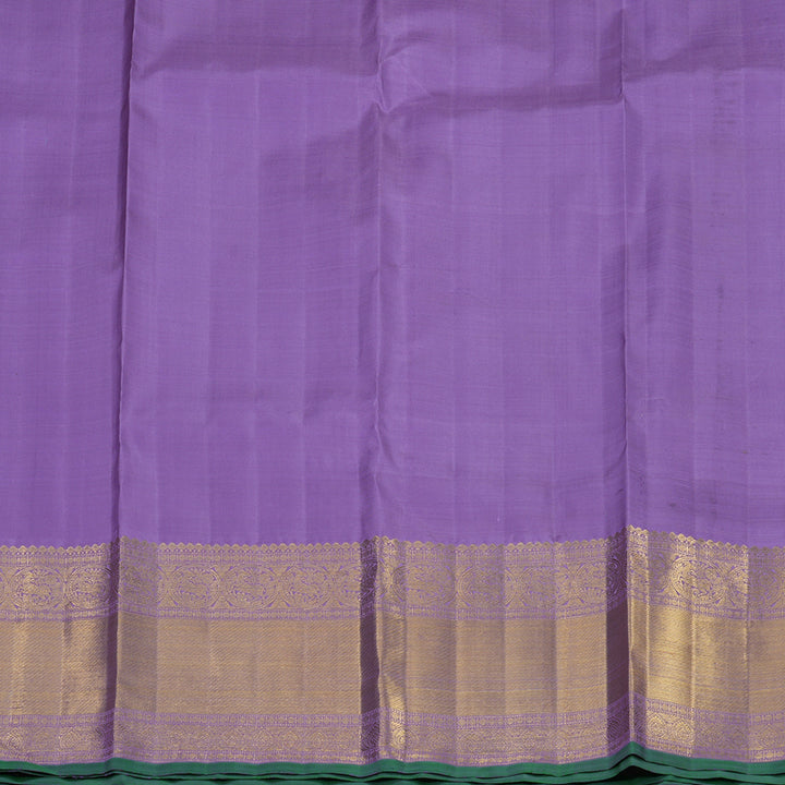 Hayagrivas Handloom Dark Lavendar Kanjivaram Silk Saree BE629-SBS