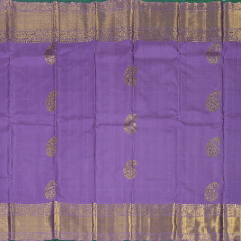Hayagrivas Handloom Dark Lavendar Kanjivaram Silk Saree BE629-SBS