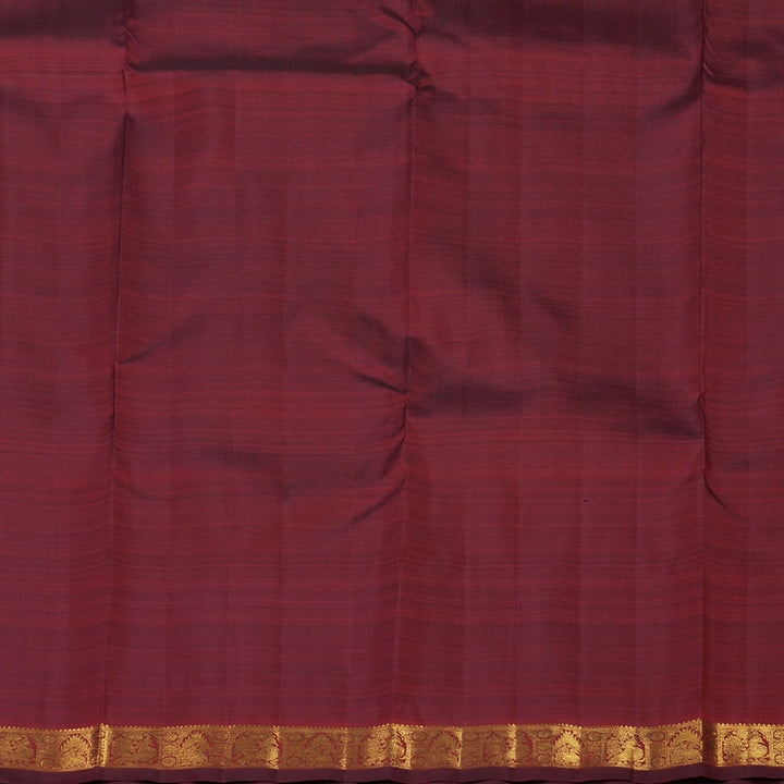 Hayagrivas Handloom Araku Maroon Kanjivaram Silk Saree BE630-SBS